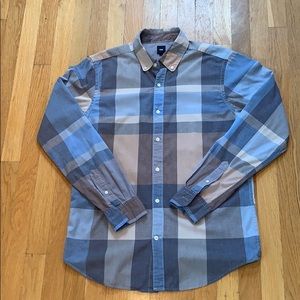 Plaid Oxford Shirt (Burberry Style)